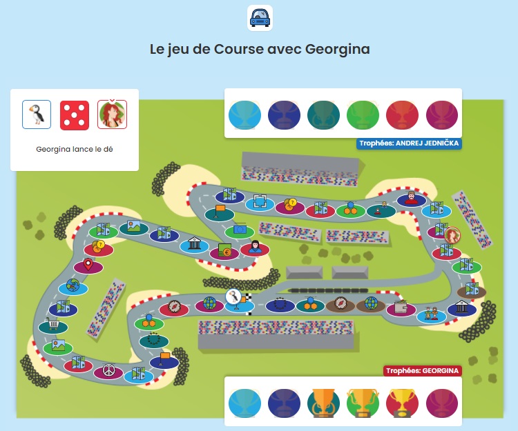 Le jeu de Course avec Georgina Le jeu de Course avec Georgina