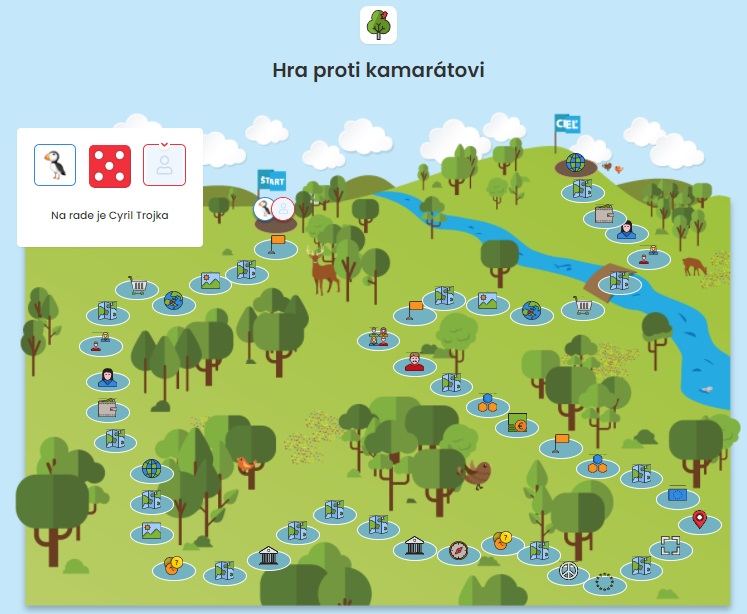 Hra Rebríky proti kamarátovi Hra Rebríky proti kamarátovi