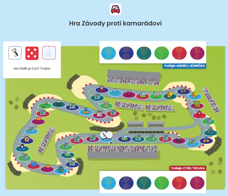 Hra Závody proti kamarádovi Hra Závody proti kamarádovi