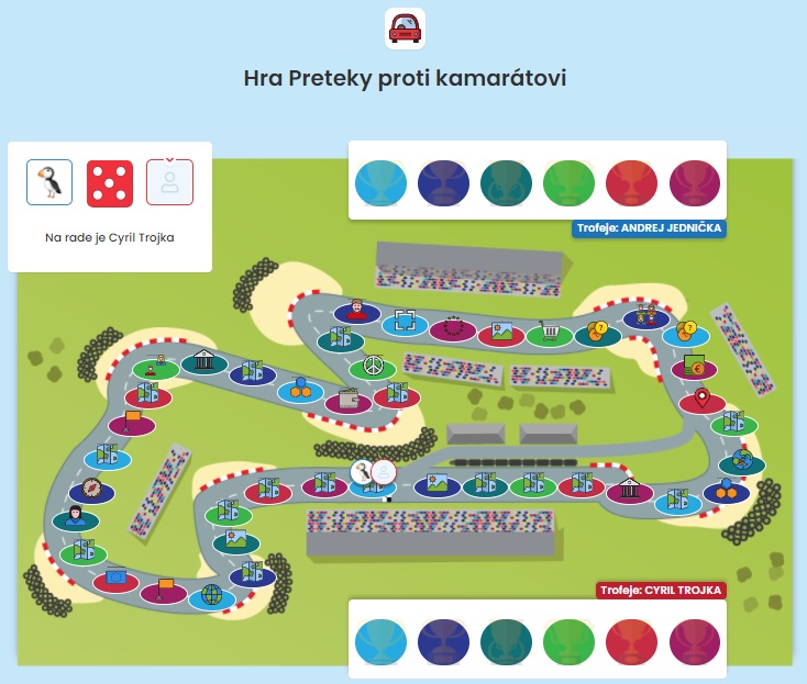 Hra Preteky proti kamarátovi Hra Preteky proti kamarátovi