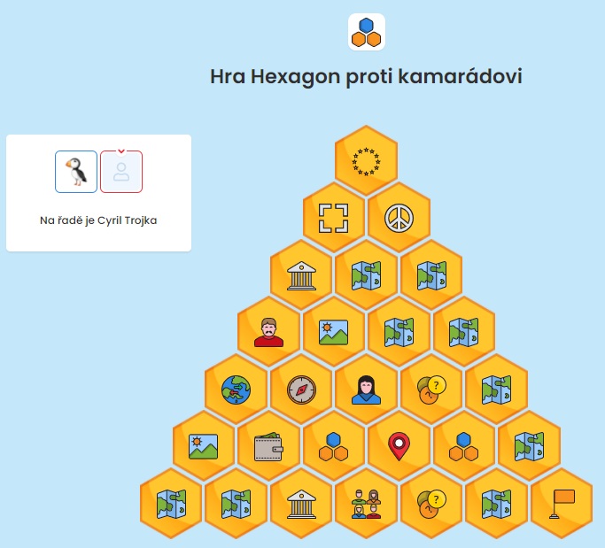 Hra Hexagon proti kamarádovi Hra Hexagon proti kamarádovi