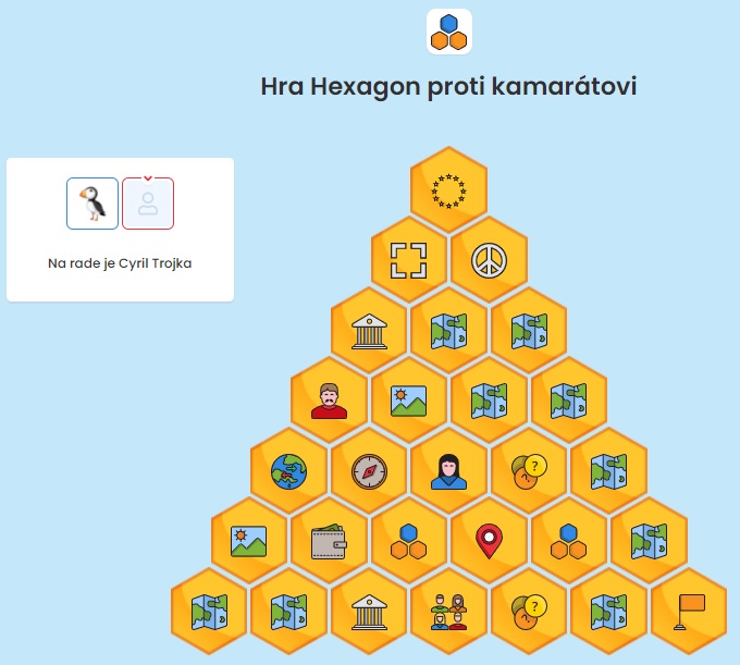 Hra Hexagon proti kamarátovi Hra Hexagon proti kamarátovi
